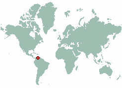 Santa Cecilia in world map
