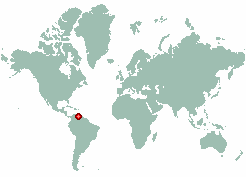 Las Puertas in world map